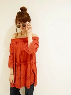 「#バギーパンツ」｜dazzlin SHOP STAFFさん（レディース・160cm）の夏コーディネート