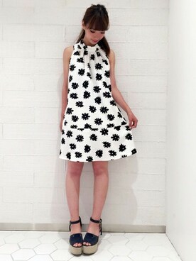 「#白」｜dazzlin SHOP STAFFさん（レディース・160cm）の夏コーディネート