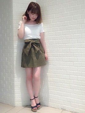 「#dazzlin 」｜dazzlin SHOP STAFFさん（レディース・160cm）の夏コーディネート