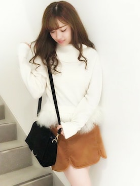 「#ファー」｜dazzlin SHOP STAFFさん（レディース・160cm）の秋コーディネート