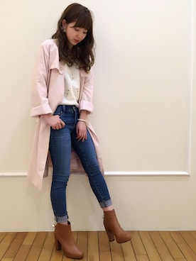 dazzlin SHOP STAFFさん（レディース・156cm）の冬コーディネート