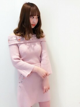 「#刺繍」｜dazzlin SHOP STAFFさん（レディース・160cm）の冬コーディネート