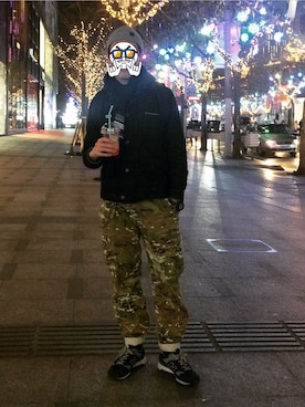 「The Herschel Supply Co. Brand（ハーシェルサプライ）のアイテム」を使った、Alan Wongさん（メンズ・170cm）の冬コーディネート