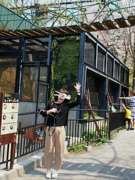 「疲れたな」｜sayaさん（レディース・166cm）の春コーディネート