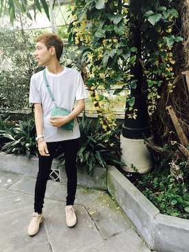 「Washington, D.C.」｜bramhaさん（メンズ・173cm）の夏コーディネート