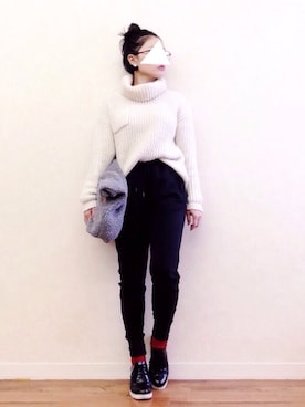 imyuさん（レディース・153cm）の冬コーディネート