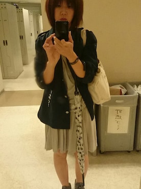 「gomme（ゴム）のアイテム（ワンピース/ドレス）」を使った、ｋａｎａさん（レディース・161cm）の夏コーディネート