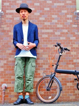 「VINTAGE（ヴィンテージ）のアイテム（福袋/福箱）」を使った、WILD☆CATさん（メンズ・176cm）の春コーディネート