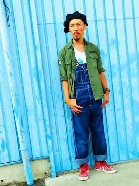 「ブレスレット」｜「アイテム（福袋/福箱）」を使った、WILD☆CATさん（メンズ・176cm）の夏コーディネート