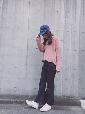 「CONVERSE（コンバース）のCONVERSE コンバース ジャック パーセル / JACK PURCEL（スニーカー）」を使った、末永みゆさん（レディース・162cm）の冬コーディネート