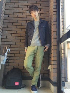 「Manhattan Portage」｜かずあきさん（メンズ・173cm）の秋コーディネート