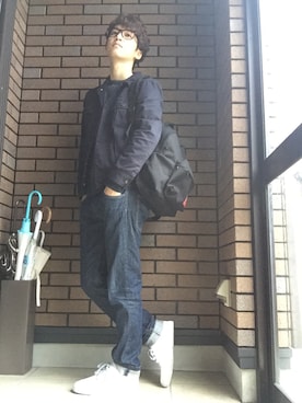 「Manhattan Portage」｜かずあきさん（メンズ・173cm）の秋コーディネート