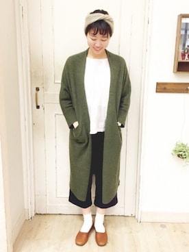 「店頭コーデ」｜「アイテム（ジャケット/アウター）」を使った、studio CLIPテラスモール湘南店さん（レディース・165cm）の秋コーディネート