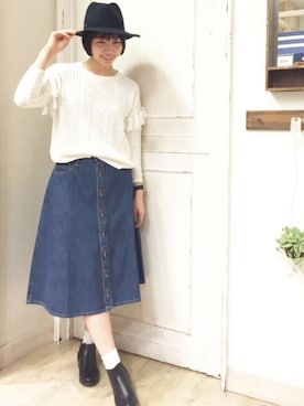 studio CLIPテラスモール湘南店さん（レディース・165cm）の秋コーディネート