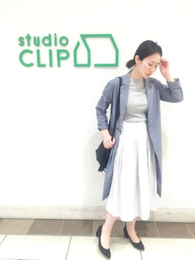 studio CLIPテラスモール湘南店さん（レディース・165cm）の冬コーディネート