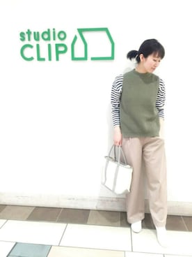 studio CLIPテラスモール湘南店さん（レディース・165cm）の冬コーディネート