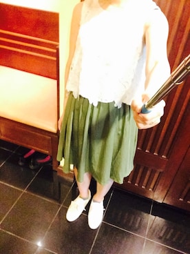 「お気に入りコーデ」｜「アイテム（ワンピース/ドレス）」を使った、miii0105twinsさん（レディース・157cm）の夏コーディネート