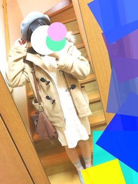 「アイテム（ダッフルコート）」を使った、Naaaさん（レディース・156cm・10代）の秋コーディネート