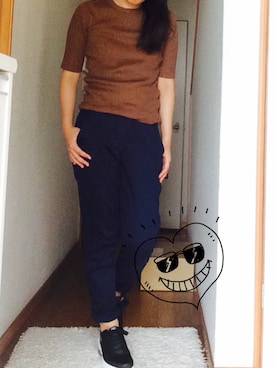「SLOBE IENA（スローブイエナ）のNIKE エアマックスインビガー（スニーカー）」を使った、Mii☺︎❤︎さん（レディース・158cm）の夏コーディネート