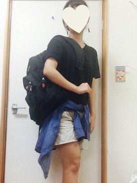 「SLOBE IENA（スローブイエナ）のNIKE エアマックスインビガー（スニーカー）」を使った、Mii☺︎❤︎さん（レディース・158cm）の秋コーディネート