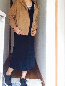 「SLOBE IENA（スローブイエナ）のNIKE エアマックスインビガー（スニーカー）」を使った、Mii☺︎❤︎さん（レディース・158cm）の秋コーディネート