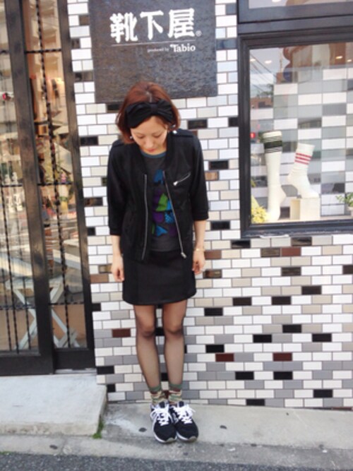 Azuma 靴下屋 代官山店 Tabioのタイツ ストッキングを使ったコーディネート Wear