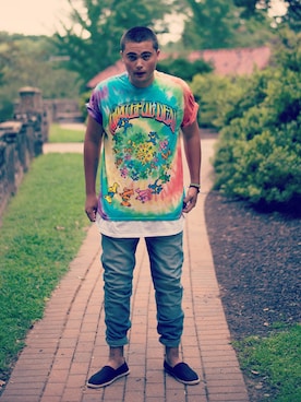 「espadrilles（エスパドリーユズ）のアイテム」を使った、noahdamazoさん（メンズ・188cm）の秋コーディネート