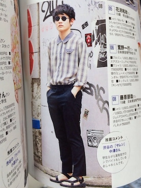 FUJIWARAさんのコーディネート