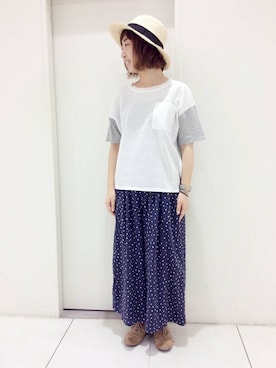 「トレンド」｜pualcecin_kagoshimaさん（レディース・155cm）の夏コーディネート