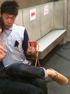 「Abercrombie&Fitch（アバークロンビーアンドフィッチ）のアイテム（アクセサリー）」を使った、たけぞうさん（メンズ・175cm）の春コーディネート