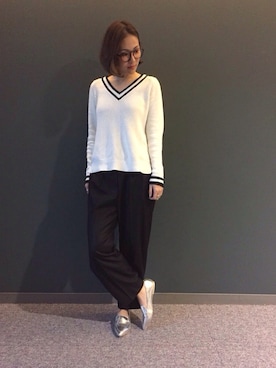 「RANDA」｜「アイテム（その他シューズ）」を使った、IMAEDA2さん（レディース・167cm）の冬コーディネート