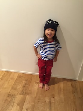 「UU（ユニクロ　アンダーカバー）のアイテム（帽子）」を使った、merosilvaさん（レディース・152cm）の秋コーディネート