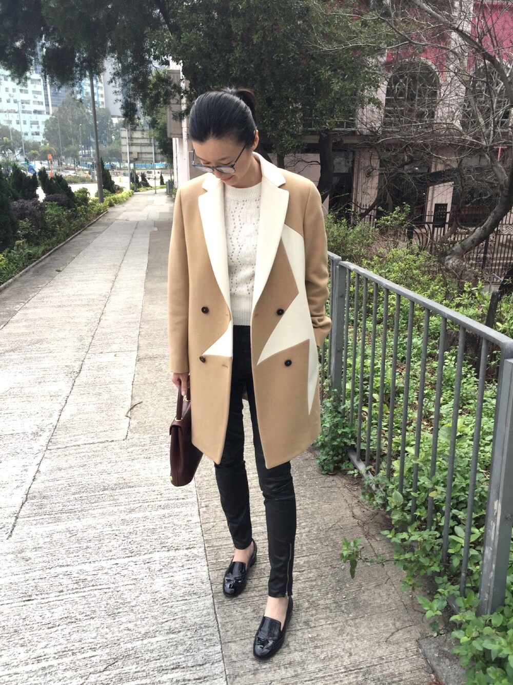 「daily look、春」｜「MSGMのアイテム（ジャケット/アウター、ベージュ系）」を使った、Theplaygroundさん（レディース・168cm）の冬コーディネートの1枚目の写真