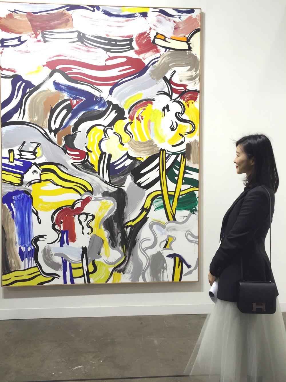 「春、黑白」｜「Paul Smithのアイテム（テーラードジャケット、ブラック系）」を使った、Theplaygroundさん（レディース・168cm）の春コーディネートの1枚目の写真