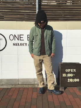 「masterkey（マスターキー）のアイテム（ジャケット/アウター）」を使った、KIICHI Mさん（メンズ・168cm）の春コーディネート