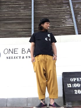 「MALAIKA（マライカ）のアイテム」を使った、KIICHI Mさん（メンズ・168cm）の夏コーディネート