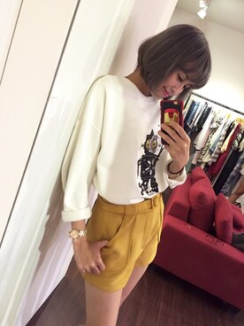 「yellow」｜吉娃斯さん（レディース・156cm）の秋コーディネート