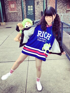 「JOY RICH 」｜ぴっぴさん（レディース・164cm）の春コーディネート
