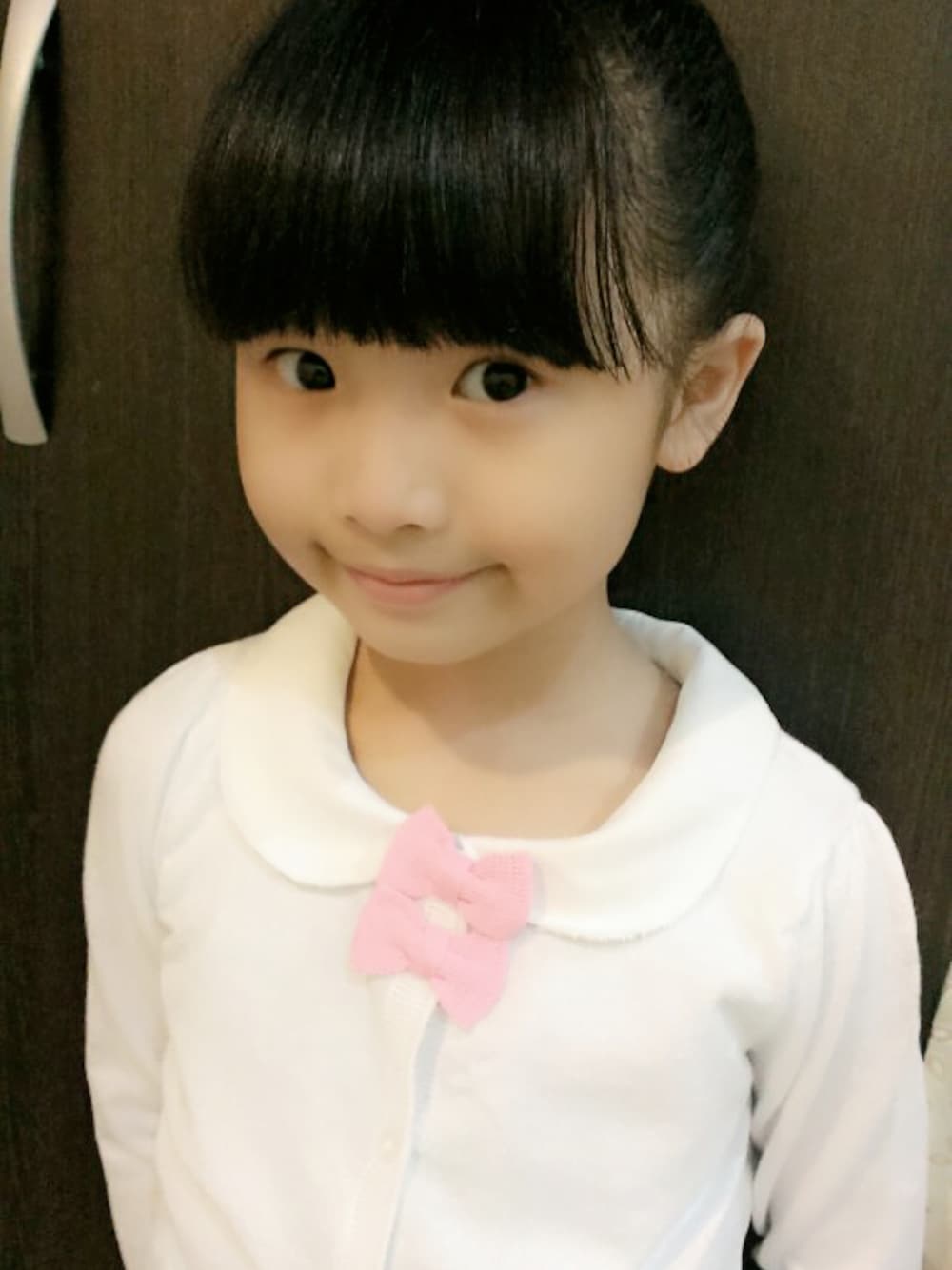 「les -enphantsのアイテム（ブルゾン、ホワイト系）」を使った、🎀 Hannah 🎀 sianiさん（キッズ・120cm）の秋コーディネートの1枚目の写真