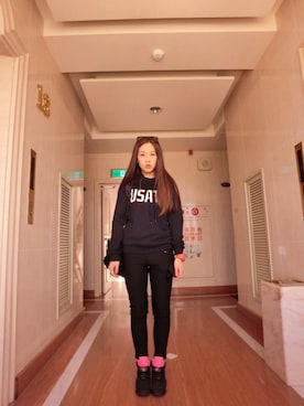 「Jordan」｜「アイテム（その他トップス）」を使った、tinyingさん（レディース・163cm）の夏コーディネート