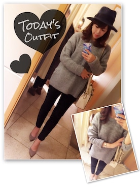 Non*さん（レディース・159cm）の冬コーディネート