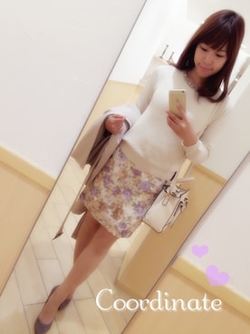 「スナイデル」｜「アイテム（トレンチコート）」を使った、Non*さん（レディース・159cm）の秋コーディネート