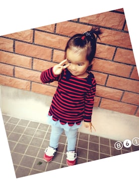 *.yukino⑅◡̈*さん（キッズ・90cm）の秋コーディネート