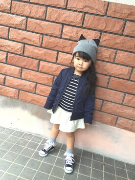 *.yukino⑅◡̈*さん(キッズ・90cm)の春コーディネート