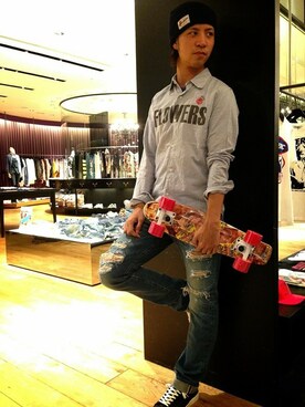 yutaさん（メンズ・180cm）の秋コーディネート