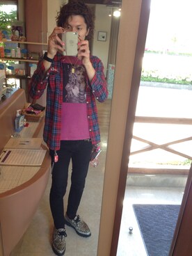 「JOHN LAWRENCE SULLIVAN（ジョンローレンスサリバン）のアイテム（その他シューズ）」を使った、TY0126さん（メンズ・179cm）の春コーディネート