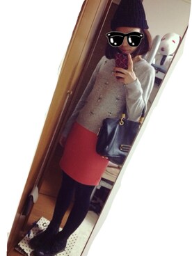 ま*✴︎さん(レディース・156cm)の冬コーディネート