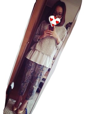 ま*✴︎さんのコーディネート