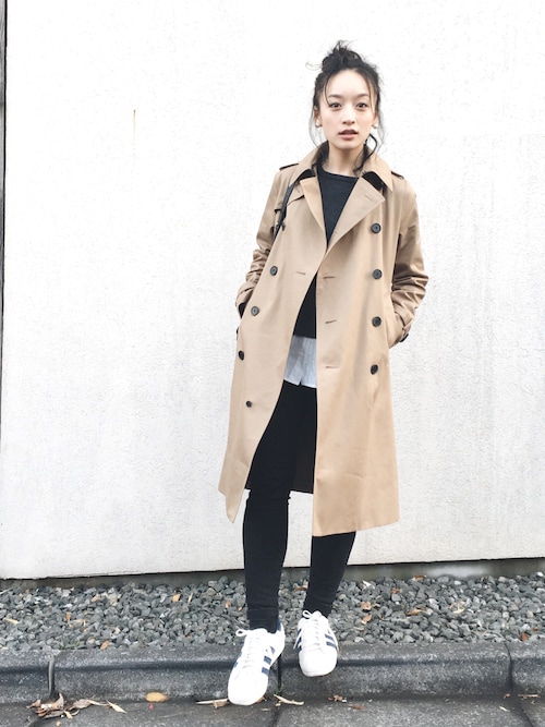 高山都|HYKEのトレンチコートを使ったコーディネート - WEAR