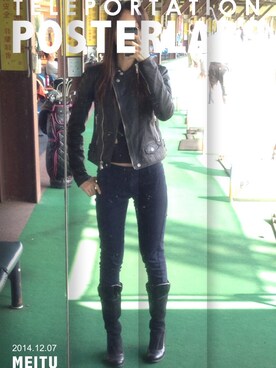 「PULL&BEAR（プルアンドベア）のアイテム（その他アウター）」を使った、veraさん（レディース・163cm）の冬コーディネート